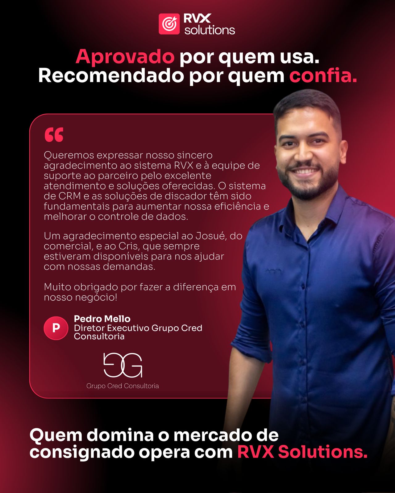 RVX CRM - Plataforma completa para correspondentes bancários